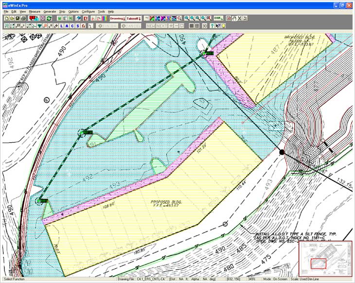 WinEx Master - Takeoff with Drawing